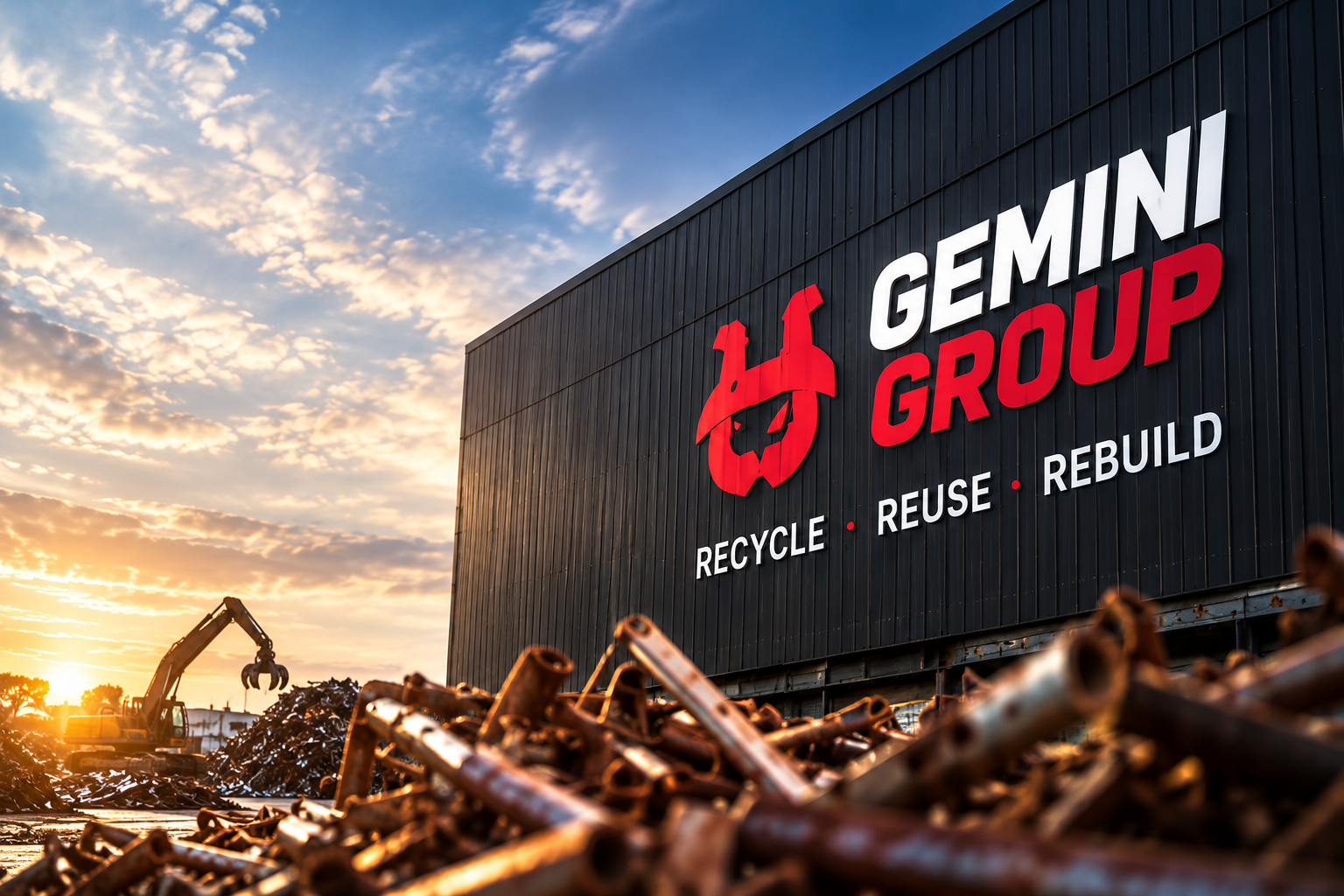 Gemini Group scrap metal and recycling facility in Bloemfontein